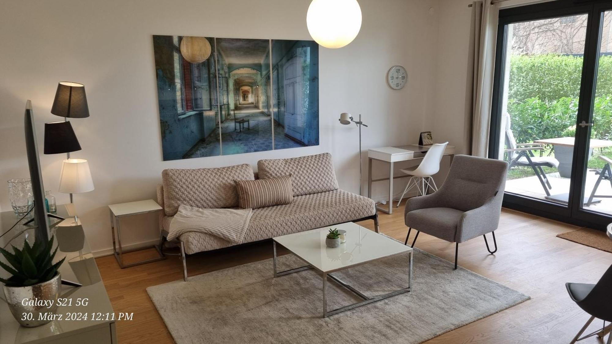 Luxi Luxurioeses Appartement Mit Terrasse Und Garten Mitten In Berlín Exteriér fotografie